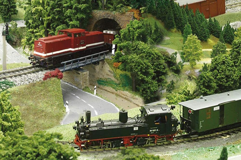 Modelleisenbahn im Modellbahnland Erzgebirge